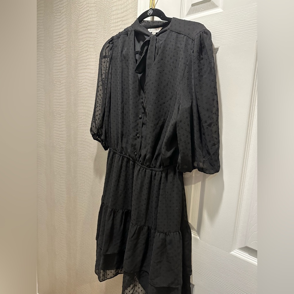 Pretty black dress size 14! NWOT at Bloomingdale’s outlet.